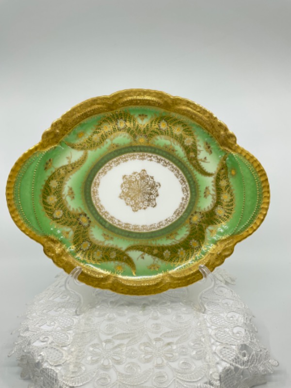 하빌랜드 리모지 특별 주문 고급 플레터 Haviland Special Order High End Platter circa 1900