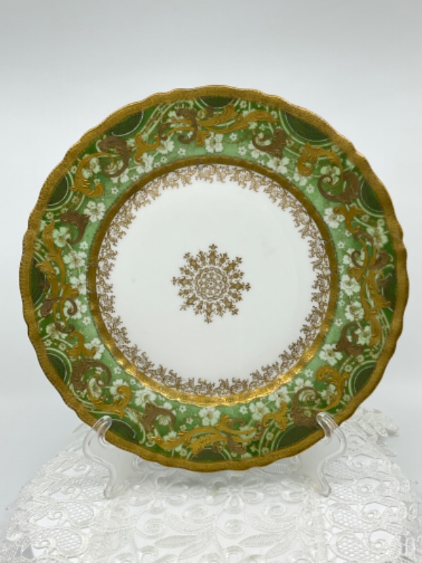 하빌랜드 리모지 특별 주문 고급 플레이트 Haviland Limoges Special Order High End Plate circa 1900