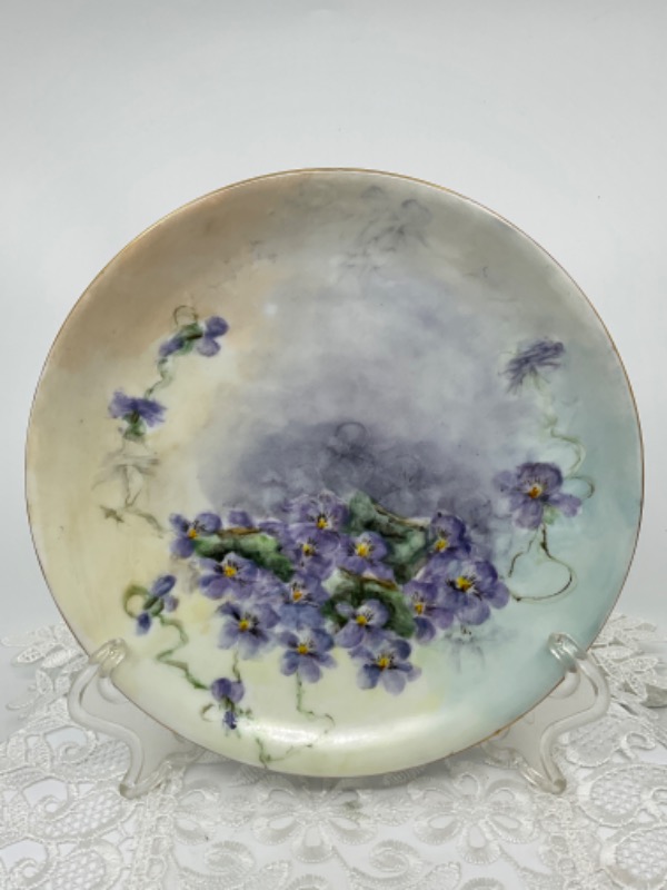 CT Silesia 핸드페인트 플레이트 CT Silesia Hand Painted Plate dated 1911