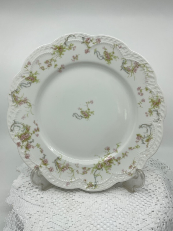 하빌랜드 리모지 디너 플레이트-칩-있는 그대로- Haviland Limoges Dinner Plate circa 1900 - AS IS