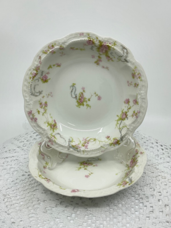 하빌랜드 리모지 오트밀 보울 Haviland Limoges Oatmeal Bowl circa 1900