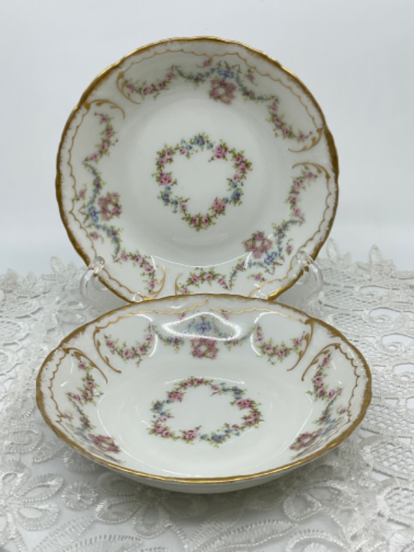 하빌랜드 리모지 베리 보울 Haviland Limoges Berry Bowl circa 1900