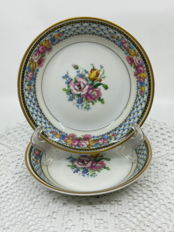 Tressmanes &amp; Vogt 리모지 베리 보울 Tressmanes &amp; Vogt Limoges Berry Bowl circa 1900