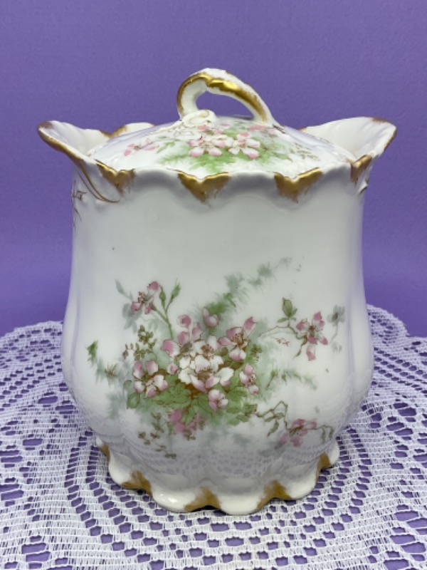 하빌랜드 리모지 티 케디 Haviland Limoges Tea Caddy circa 1900