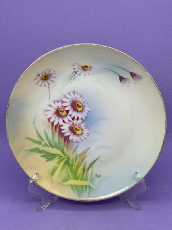 Rudolstadt 핸드페인트 케비넷 플레이트 Rodolstadt Hand Painted Cabinet Plate