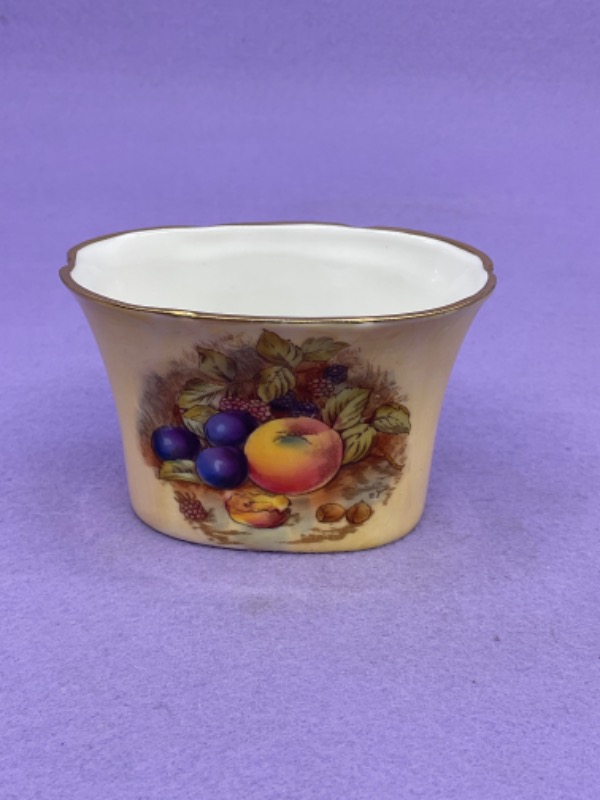 앤슬리 &quot;오쳐드 과일&quot; 디쉬 Aynsley &quot;Orchard Fruits&quot; Dish (Signed D Jones) circa 1950