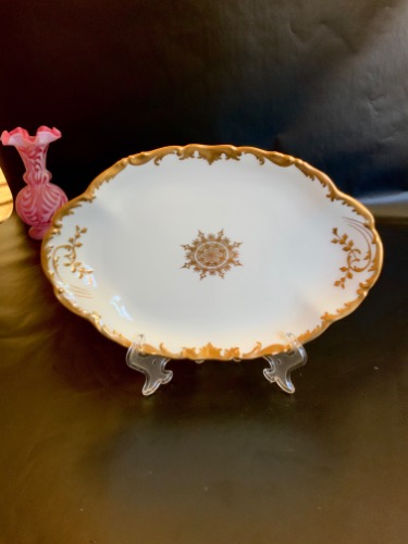 Tressemanes &amp; Vogt 리모지 스몰 플레터 Tressemanes &amp; Vogt Limoges Small Platter circa 1900