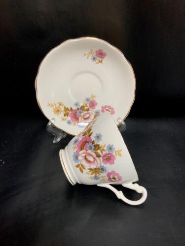 로얄  애스콧 (잉글랜드) 컵 &amp;소서 Royal Ascot (England) Cup &amp; Saucer circa 1960