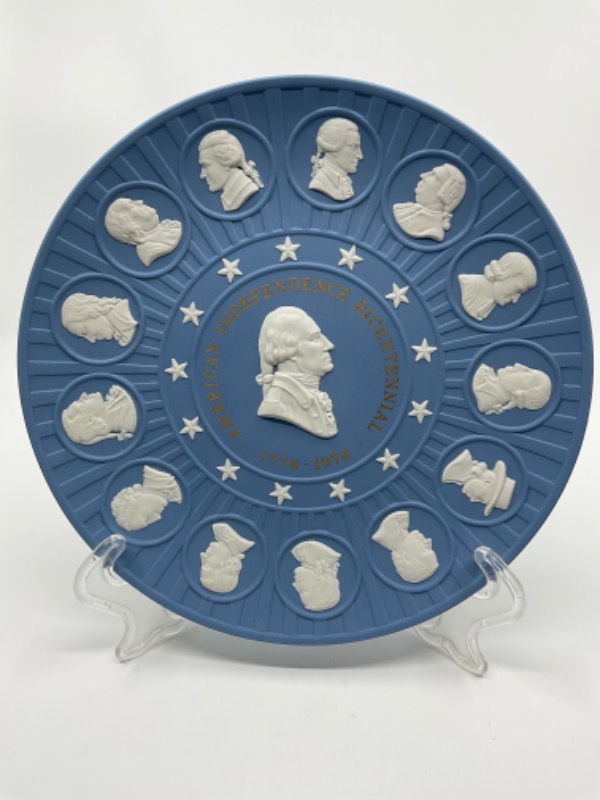 웨지우드 제스퍼웨어 미국 독립 200주년 플레이트 Wedgwood Jasperware American Independence Bicentennial 1976 Plate