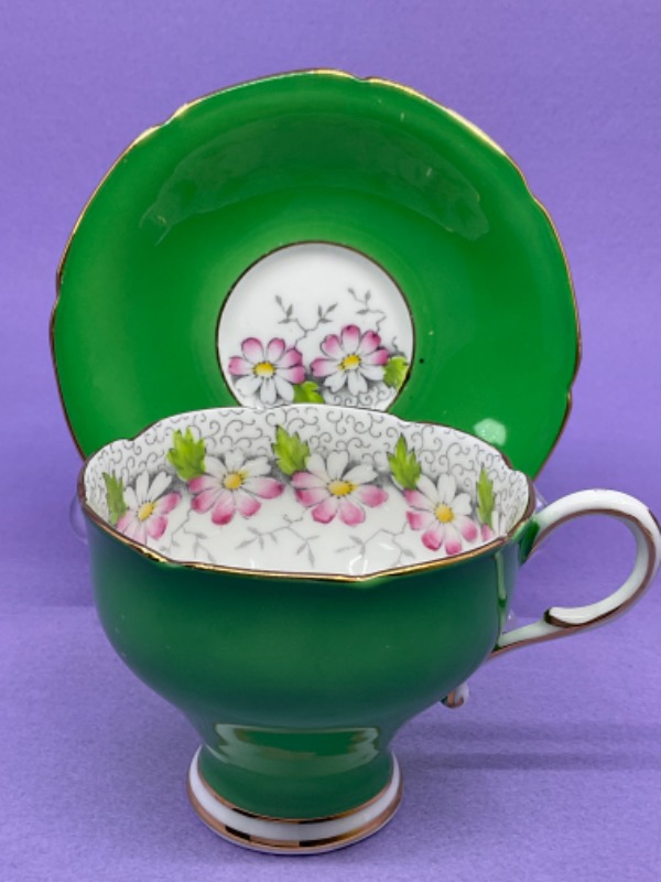 파라곤 컵 &amp; 소서. -있는 그대로- Paragon Cup &amp; Saucer circa 1950 - AS IS