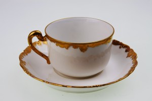 T&amp;V 리모주 컵&amp;소서1892~1907 T &amp; V France Limoges Cup &amp; Saucer circa 1892 - 1907