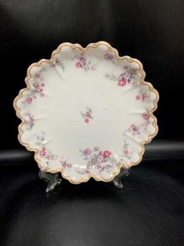 하빌랜드 리모지 더블 골드 서빙 디쉬 Haviland Limoges Double Gold Serving Dish circa 1900