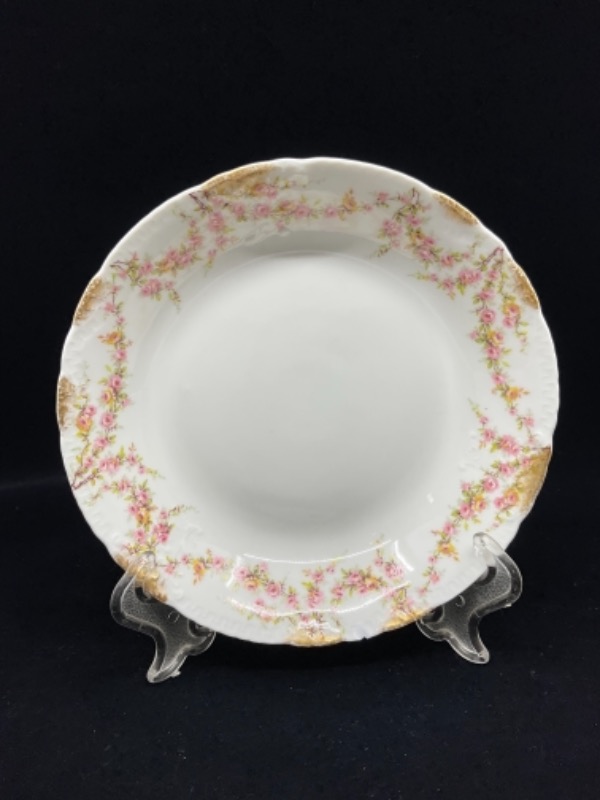 하빌랜드 리모지 “프로럴 갈랜드” 습 보울-있는 그대로-(칩) Haviland Limoges &quot;Floral Garland&quot; Soup Bowl circa 1900 - AS IS ONLY