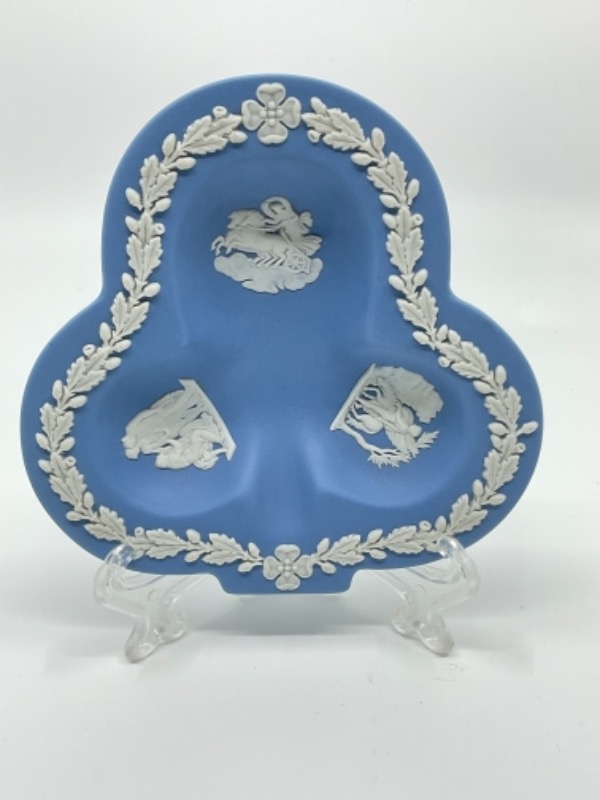 웨지우드 라벤더 제스퍼웨어 민트 디쉬 Wedgwood Lavender Jasperware Mint Dish circa 1970