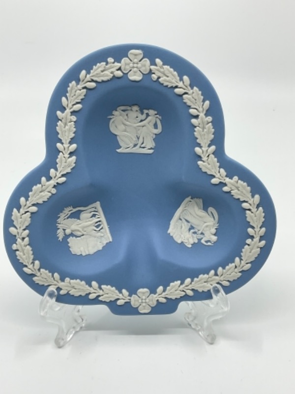 웨지우드 라벤더 제스퍼웨어 민트 디쉬 Wedgwood Lavender Jasperware Mint Dish circa 1970