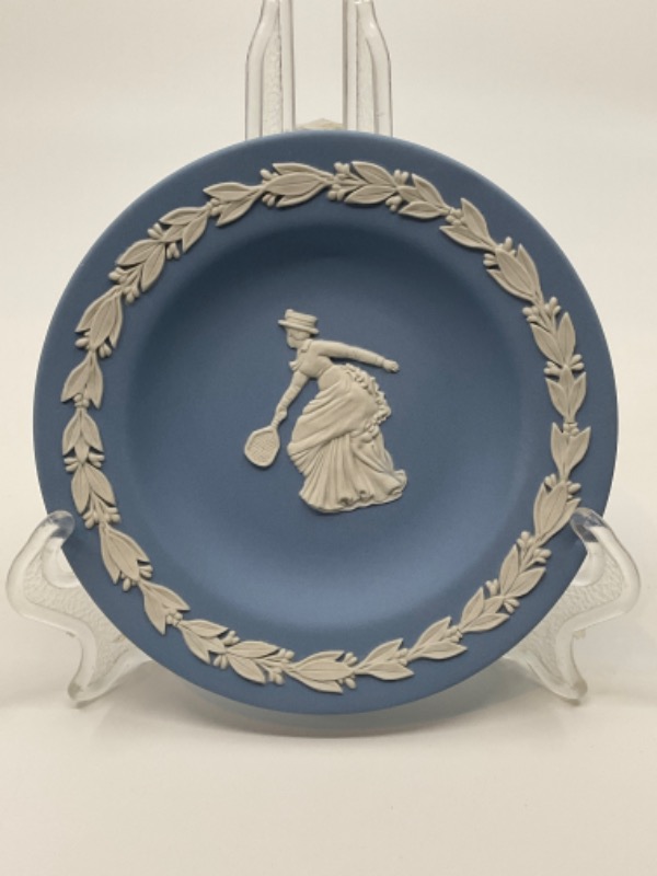 웨지우드 라벤더 제스퍼웨어 민트 디쉬 Wedgwood Lavender Jasperware Mint Dish circa 1960