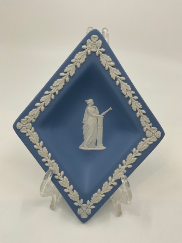 웨지우드 라벤더 제스퍼웨어 민트 디쉬 Wedgwood Lavender Jasperware Mint Dish circa 1960