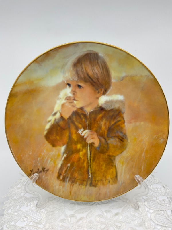 &quot;Autumn Wanderer&quot; 컬렉터 플레이트 &quot;Autumn Wanderer&quot; Collectors Plate 1982