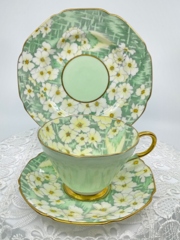 파라곤 컵 &amp; 소서-트리오- Paragon Cup and Saucer Trio circa 1940