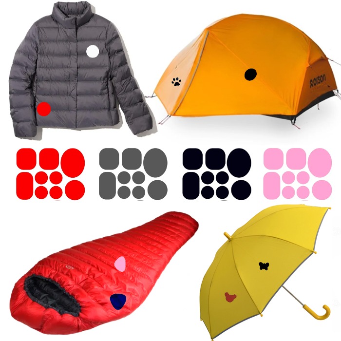락앤아이스 수선 스티커 키트 자체 접착 패치 Repair Patch 침낭 텐트 재킷 우산