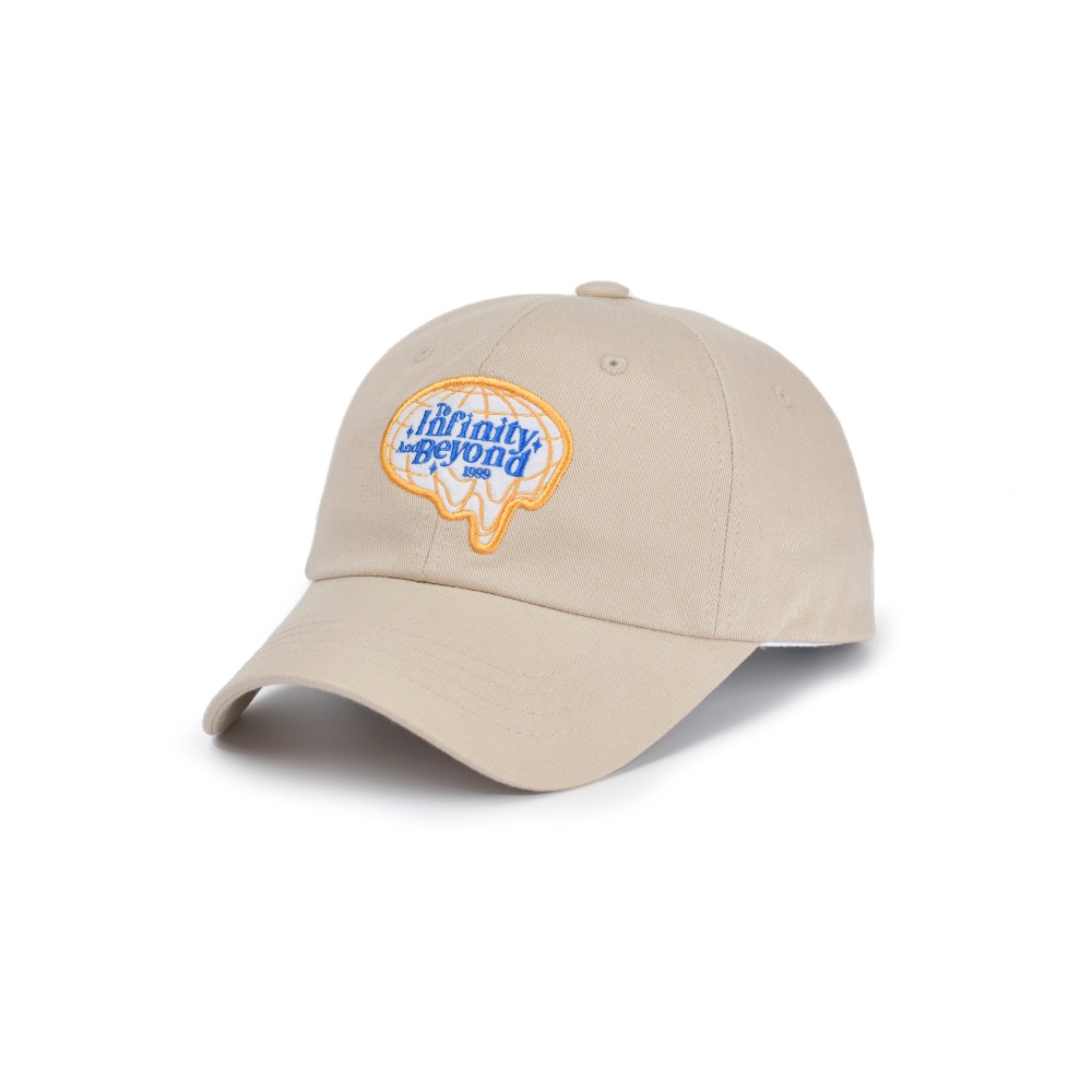 【ILLEDIT】 INFINITY EMBLEM BALL CAP BEIGE HEADWEAR - ILLEDIT 일레딧 공식 온라인 스토어
