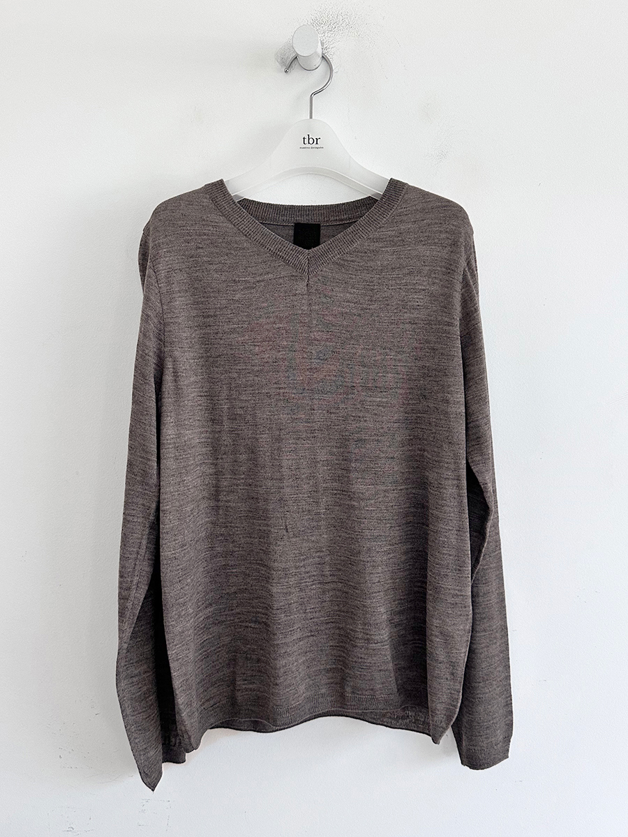 long sleeved tee cocoa color image-S2L24