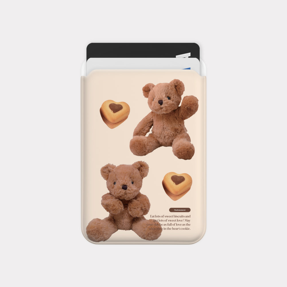 pattern sweet some teddy 디자인 [맥세이프 카드슬롯]