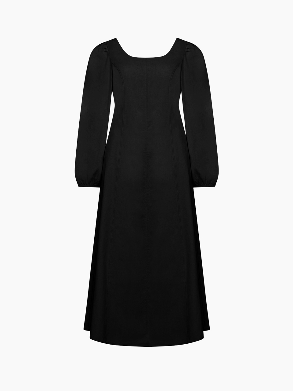 classic franc dress - black