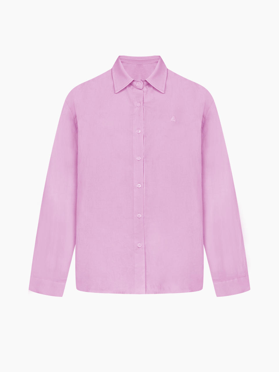 basic loose logo shirts - pink