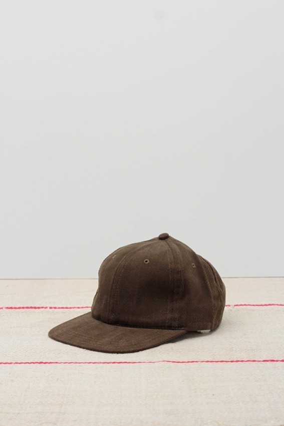 [Deadstock] 90s HBT Cotton 6-Panel Ball Cap, Khaki (free)