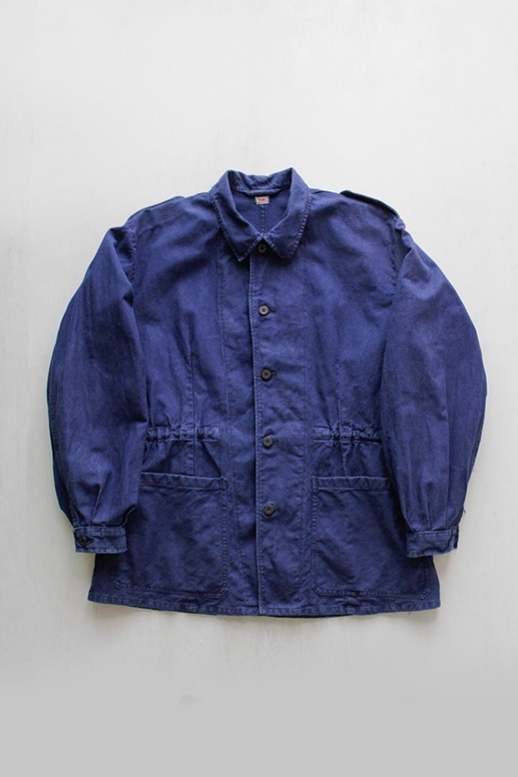 1950s Swedish Navy Denim Chore Jacket (56 Size)