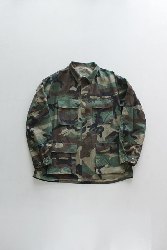 90&#039;s BDU Woodland Jacket (L-L)