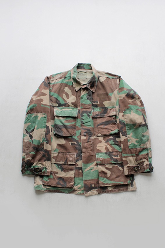 80&#039;s BDU Woodland Jacket (S-R)