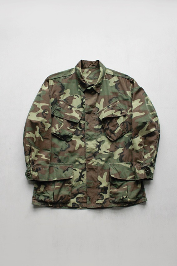 [Non-Ripstop] 60&#039;s 3rd Pattern, POPLIN ERDL Jungle Fatigue JK (M-S)