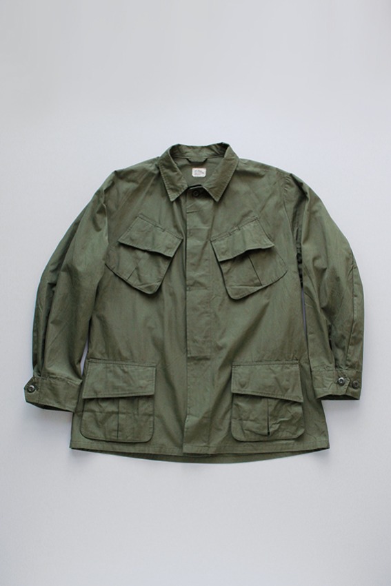 [Deadstock, 3rd Pattern] Non-Ripstop Poplin, Jungle Fatigue Jacket (L-R)