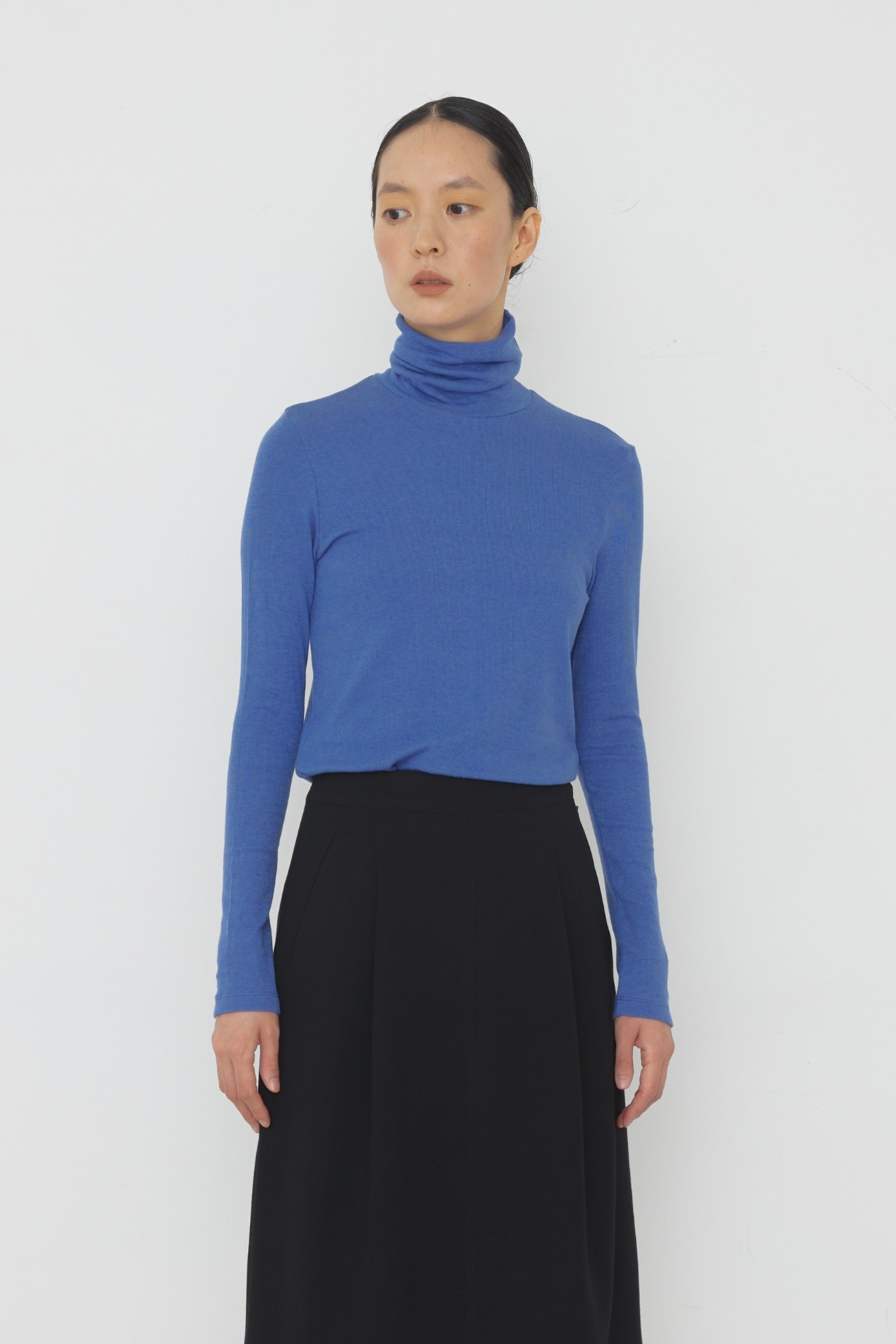 [ver.2023 Winter New] Warm turtle neck top royal blue