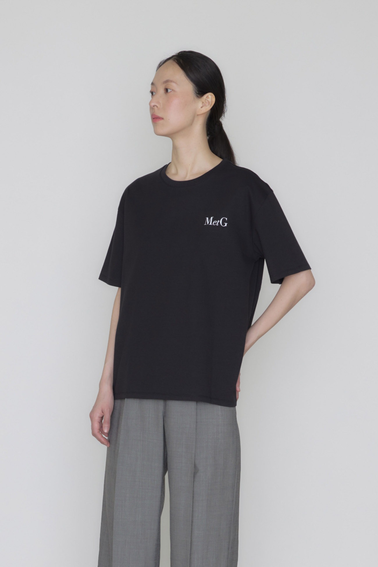 MetG cotton t-shirt black