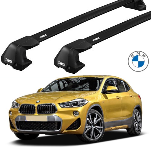 BMW X2 (F39) 툴레 가로바, 7205 윙바엣지 블랙세트