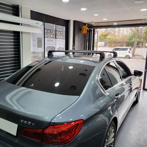 BMW 5시리즈G30 툴레기본바 7207윙바엣지 블랙