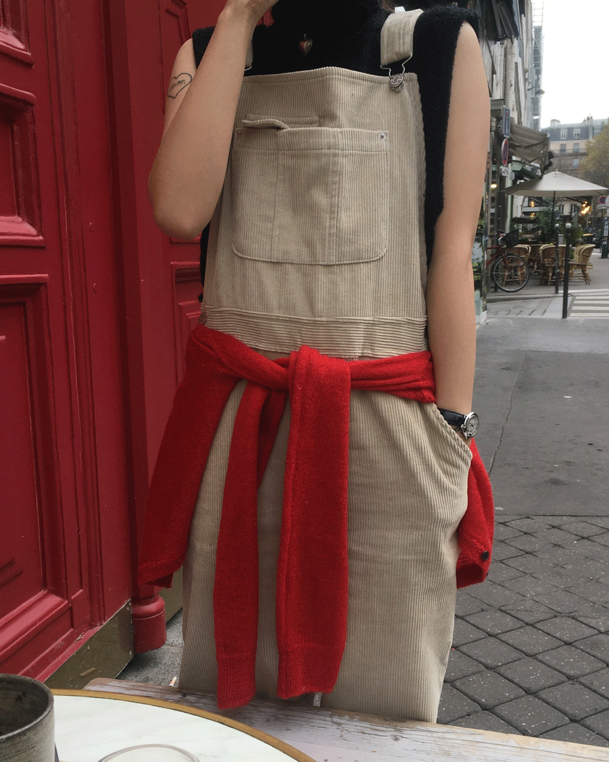 [TODAY DELIVERY] CORDUROY OVERALL PANTS (2COLOR)