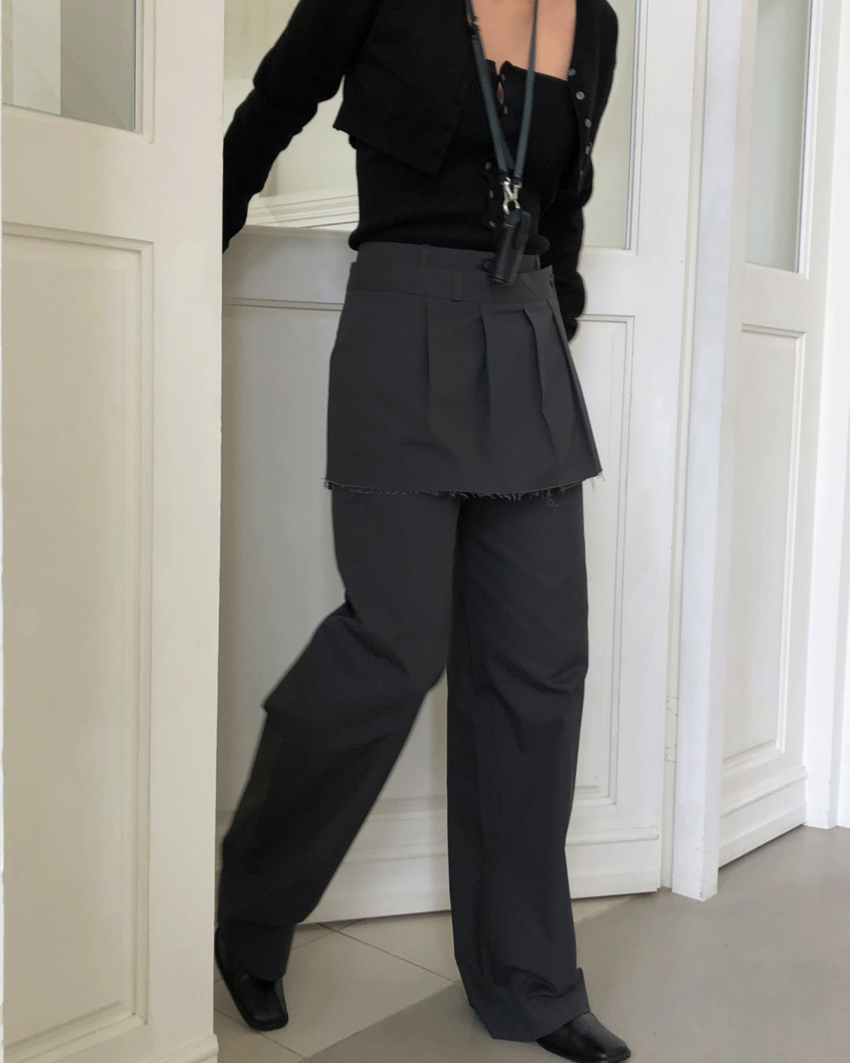 [TODAY DELIVERY] MARKEDLY PICK!소장 아이템 ) 3WAY PANTS &amp; PLEATS SKIRT (2COLOR)