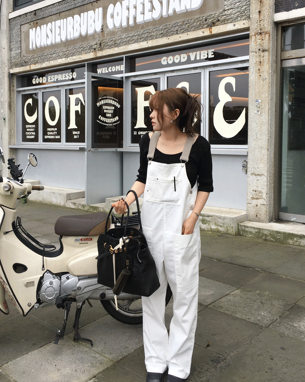 MARKEDLY PICK!*) COTTON OVERALL PANTS (2COLOR)