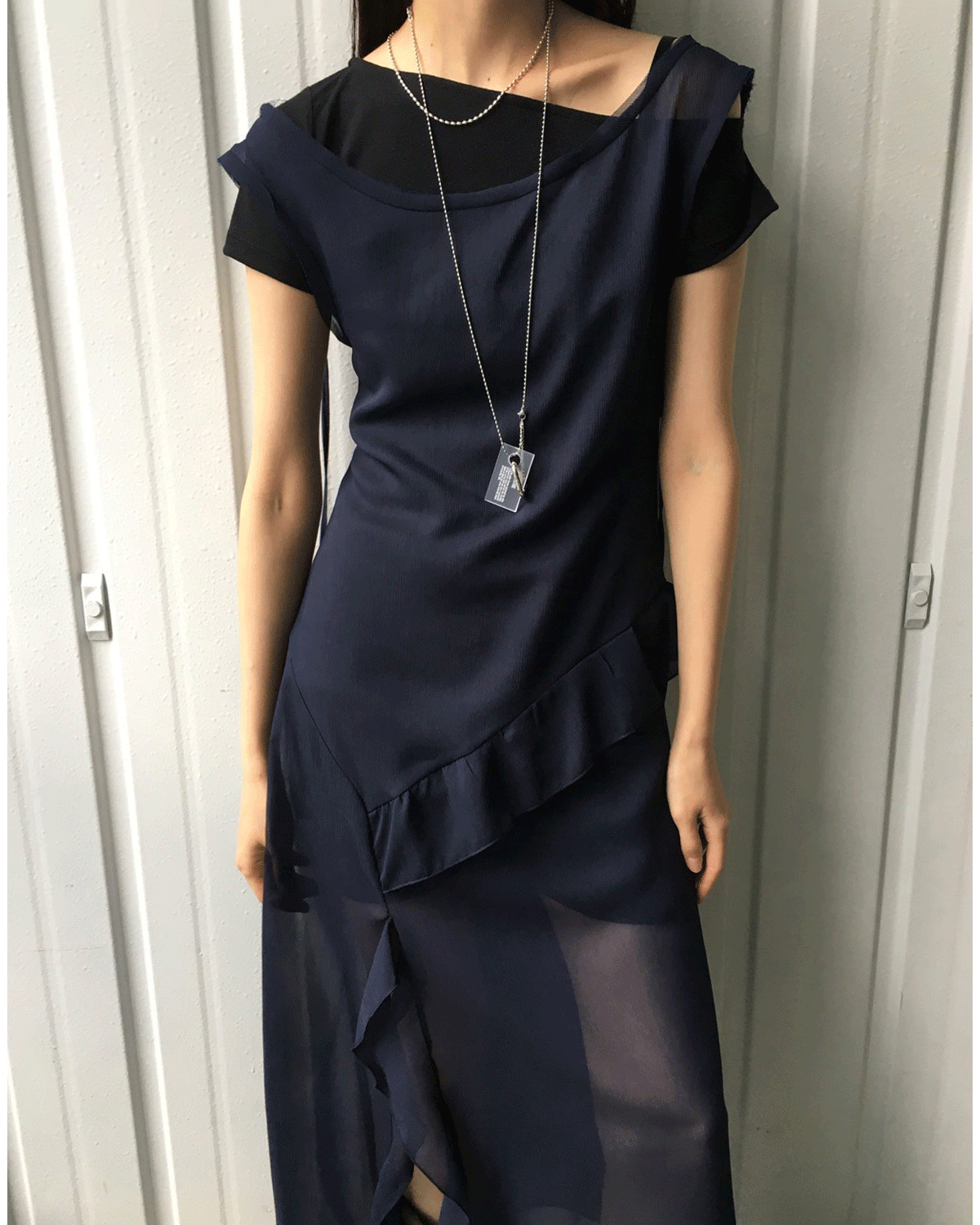 MARKEDLY PICK!* 소장 아이템) FRILL LAYERING DRESS (3COLOR)
