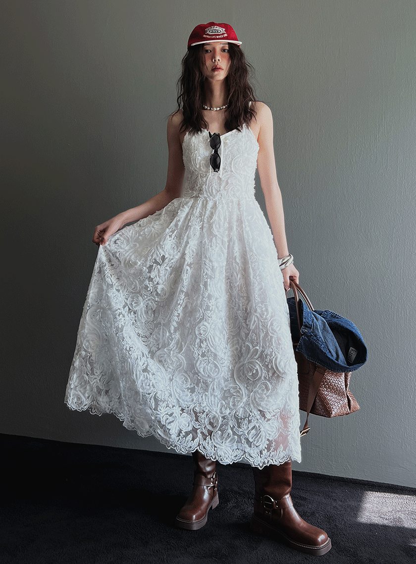 markist 019 - Cloud Lace Sleeveless Dress