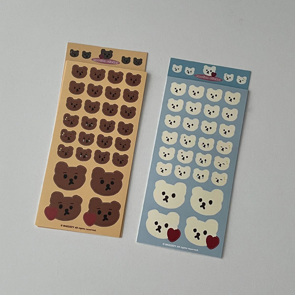 emotion sticker (brownie/muffin) (리무버블)