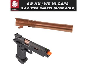 AW HX / WE Hi-Capa 5.4 Outer Barrel (Rose Gold)