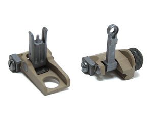 VFC K Type Flip Up Front/ Rear Sight Set ( Tan )