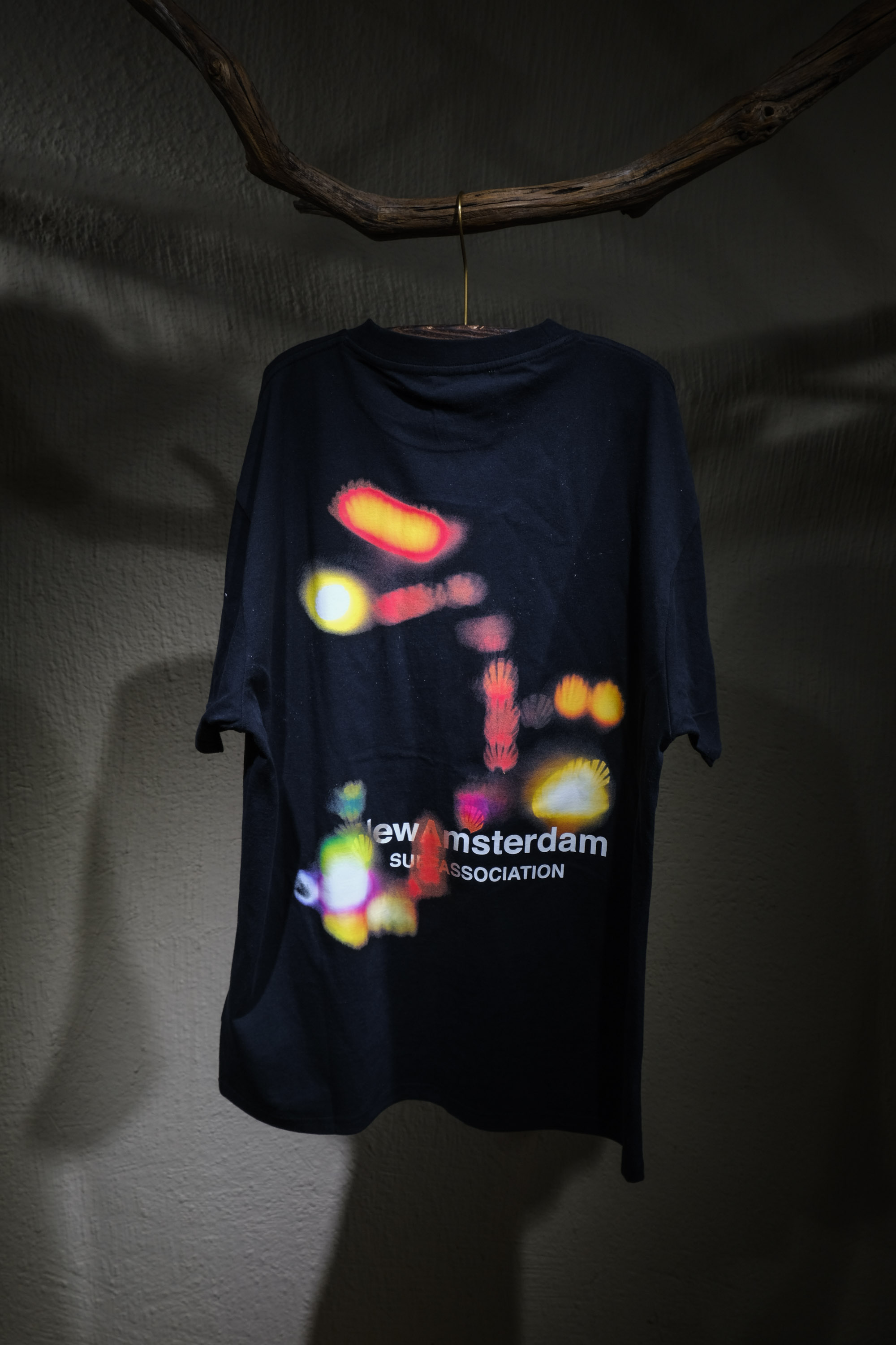 뉴 암스테르담 서프 어소시에이션 New Amsterdam Surf Association - Night Lights Tee - Black