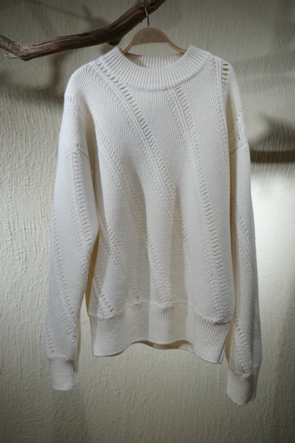 썬플라워 Sunflower - PIETRO KNIT - Off White