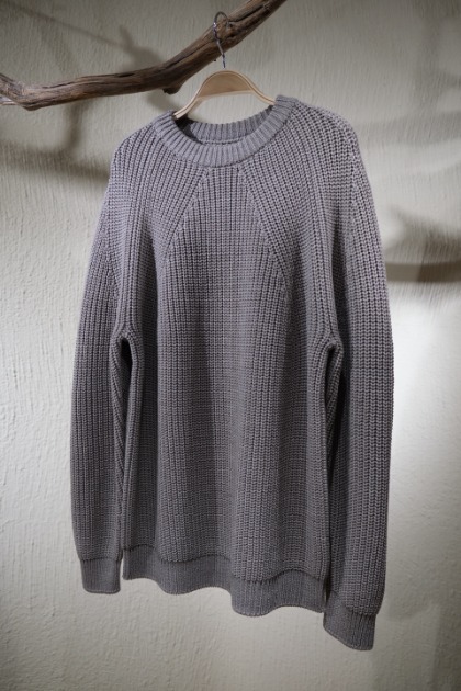 바토너 Batoner Signature Crew Neck Sweater - Beige